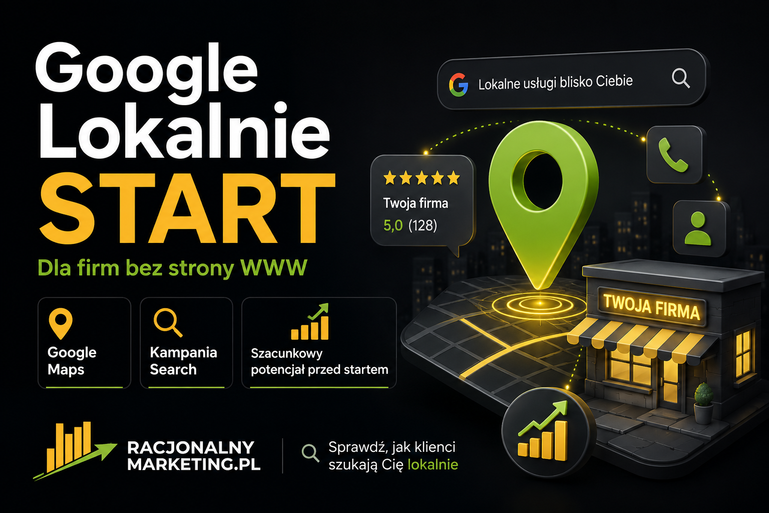 Google Lokalnie START – klienci z Twojej okolicy