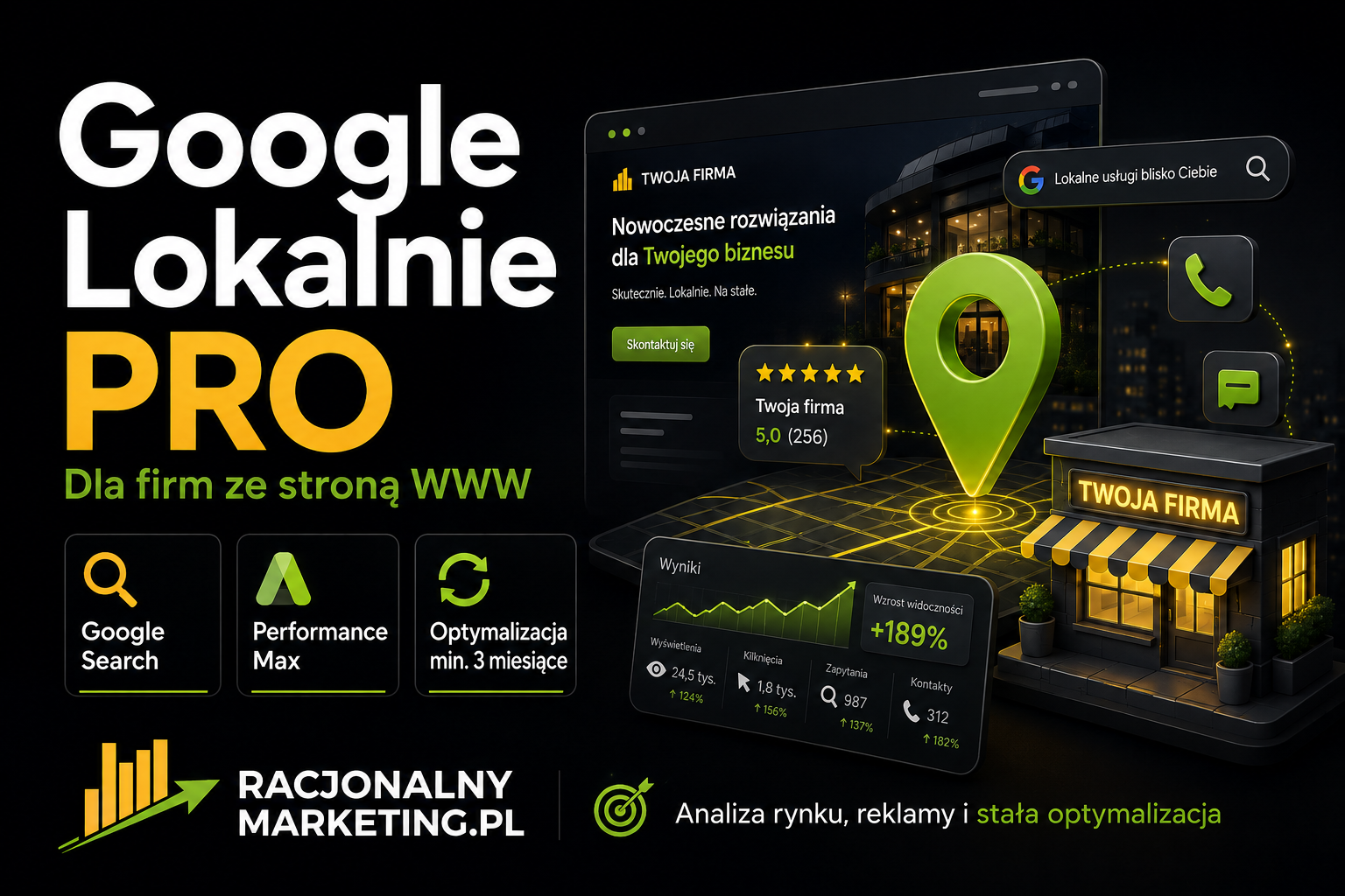 Google Lokalnie PRO  - Więcej klientów z Google w Twoim regionie