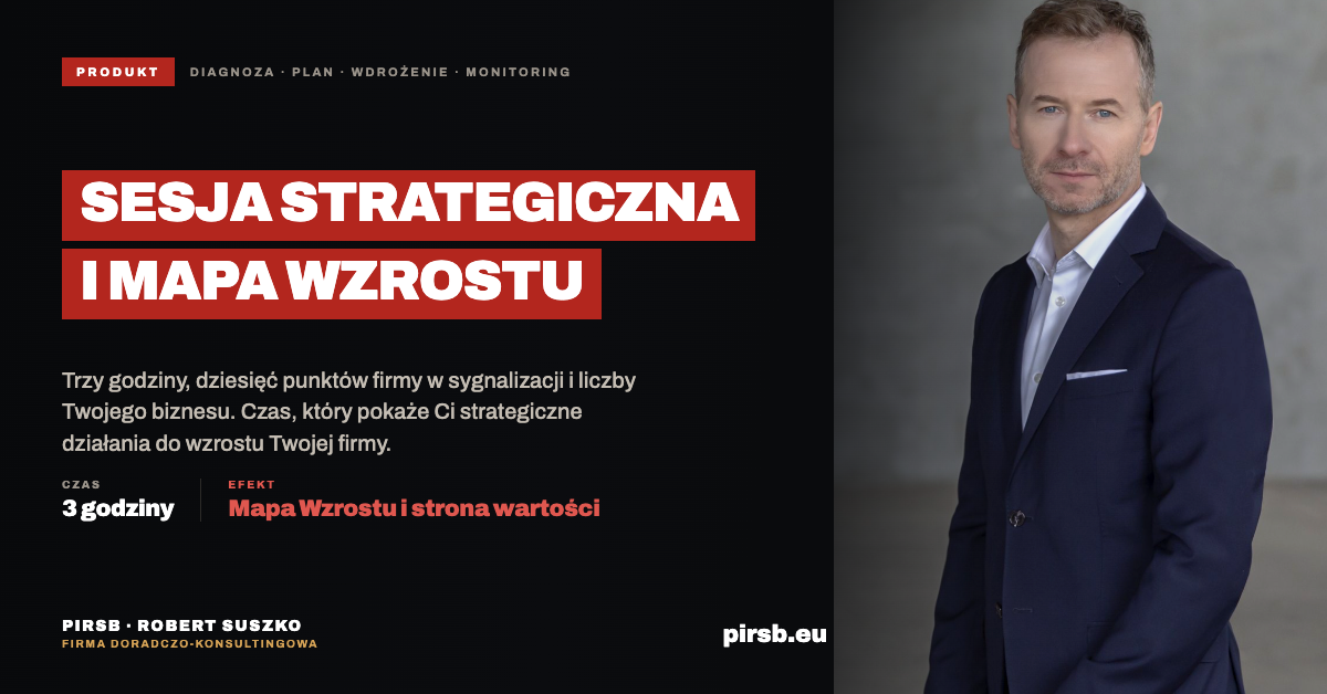Sesja Strategiczna dla Firmy - Audyt Strategie Wdrożenie Wynik