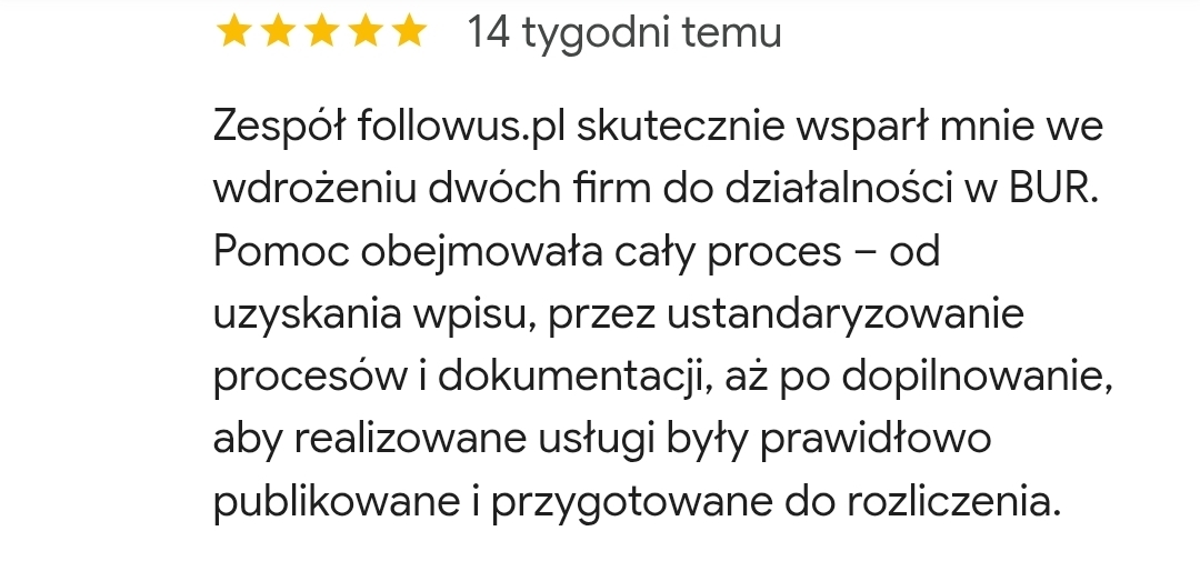 Wdrożenie do Bazy Usług Rozwojowych